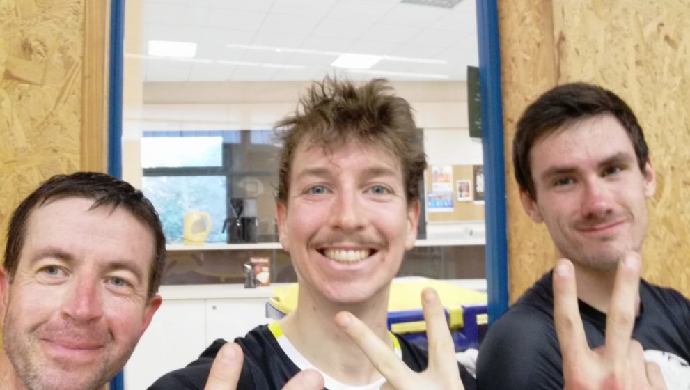 Patrice, Victor et Antoine assurent la deuxième journée en D2H.